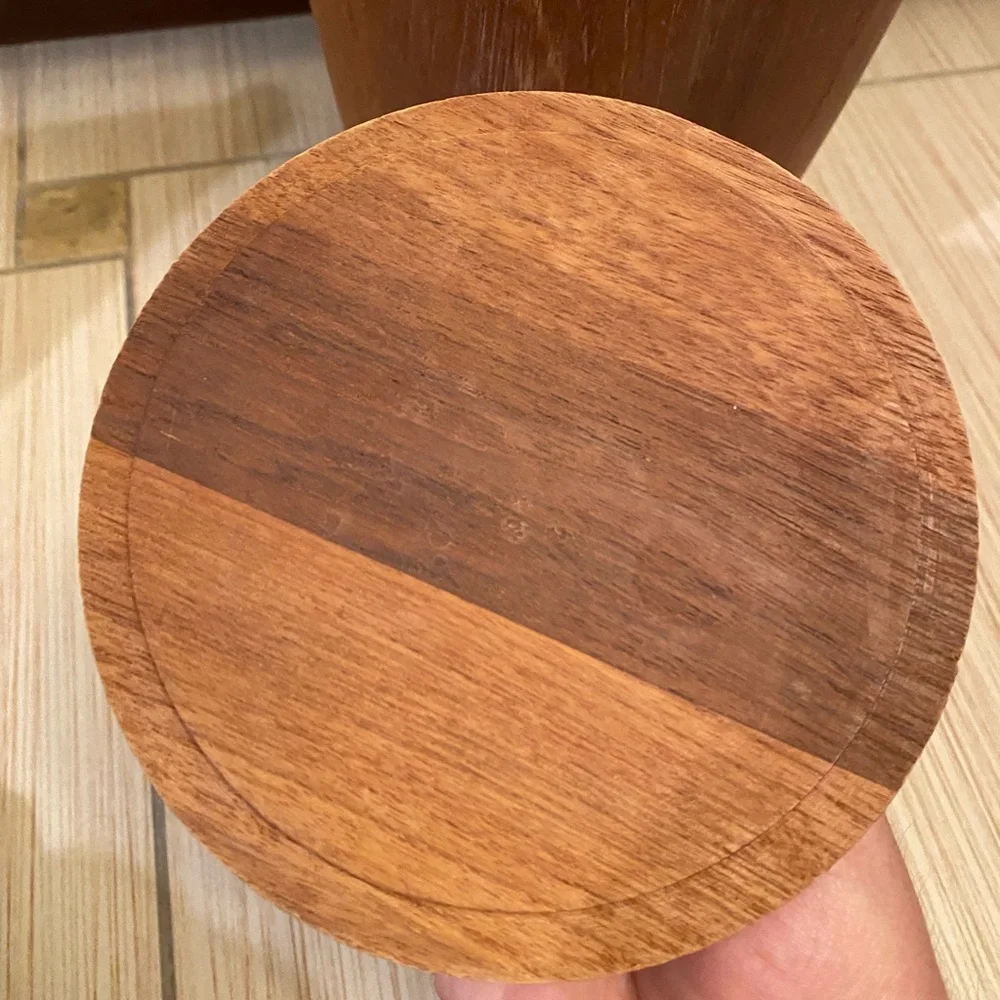 Dansk Denmark IHQ MCM Large Teak Ice Bucket by Jens Quistgaard